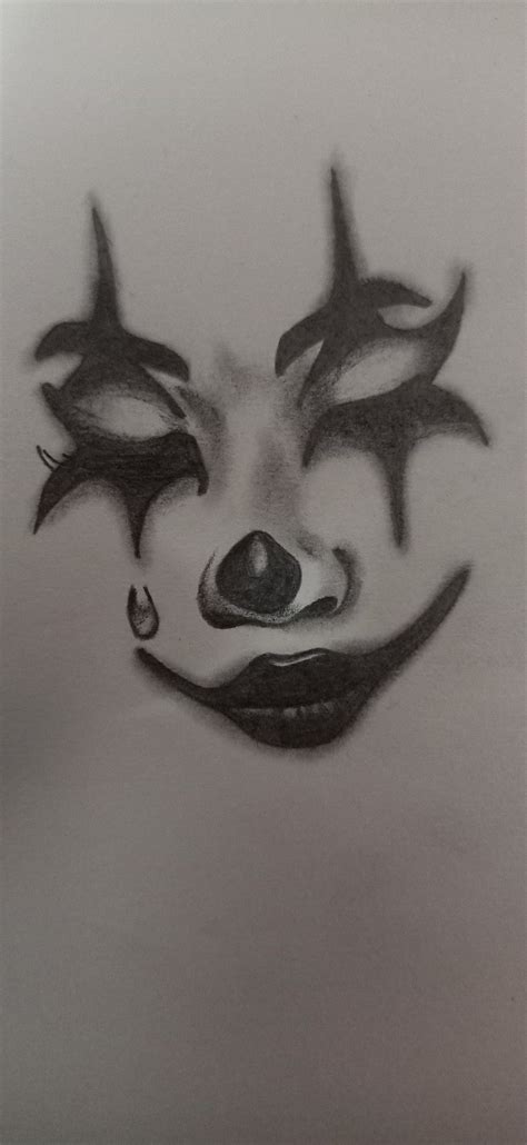 3d Pencil Shaded Crying Female Joker Joker Drawings Joker Artwork