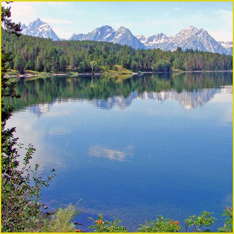 Jackson Lake Reflections Grand Teton 1 In A Multiple Pic Flickr