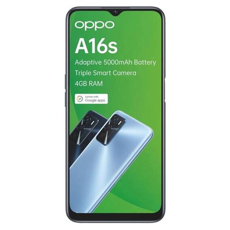 Oppo A16s Crystal Black 4g Ss Vc Game