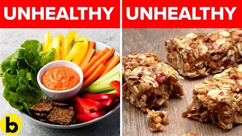 Foods You Think Are Healthy But Really Aren T Youtube