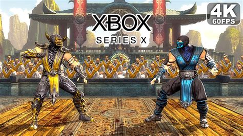 Mortal Kombat 9 Xbox Series X Gameplay 4k 60fps Youtube