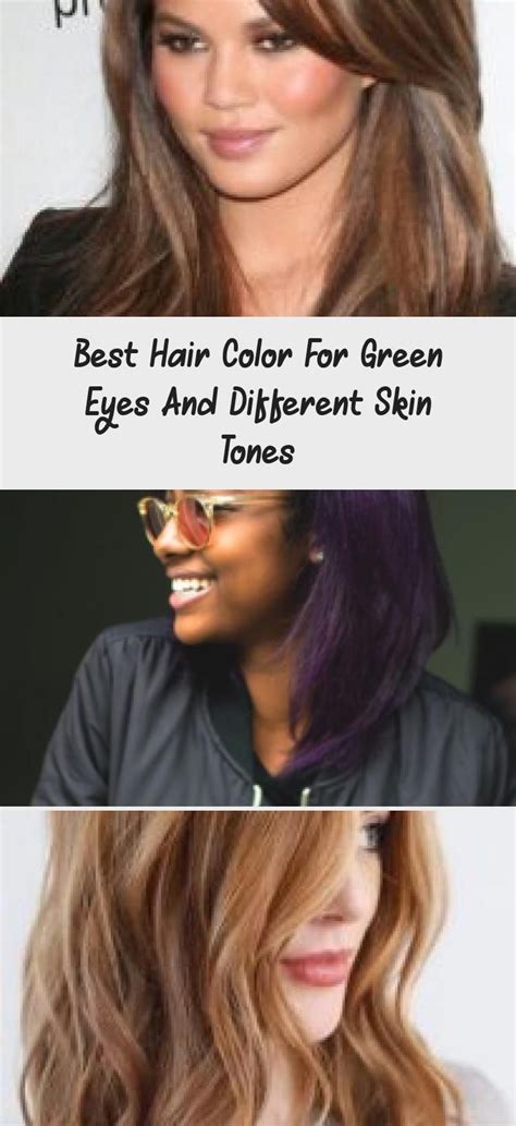 Best Hair Color For Green Eyes And Different Skin Tones