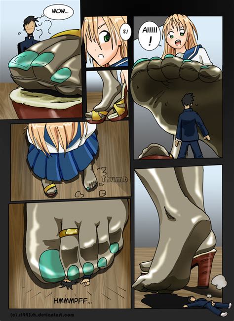 Anime Giantess Toes. 