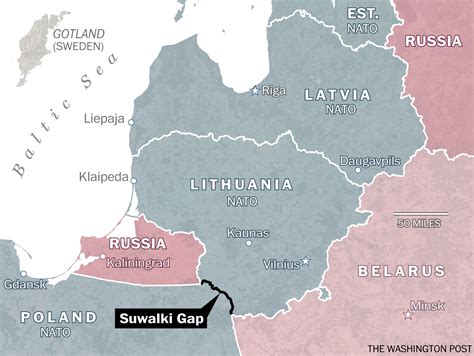 This Tiny Stretch Of Countryside Is All That Separates Baltic States