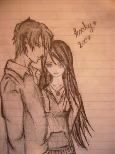 Me And My Bf Drawing By K00kyangel On Deviantart