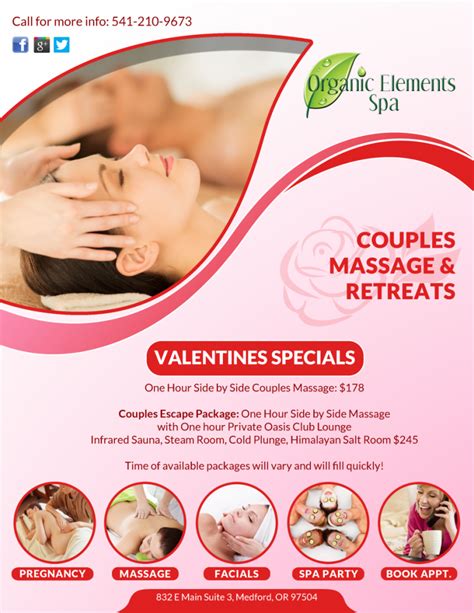Valentines Day Specials Organic Elements Spa
