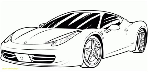 Ferrari Colouring Pages To Print | Cars coloring pages, Race car