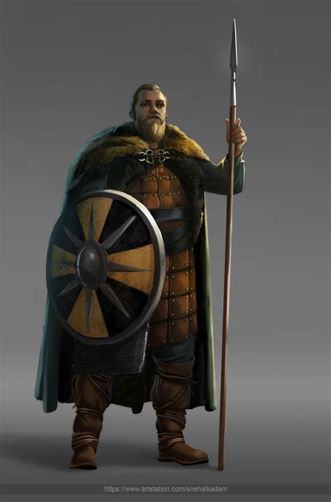 Artstation Viking Character Concept Art Snehal Kadam Viking