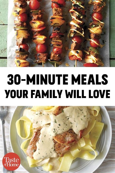 Your Family with Absolutely Love These 30 Minute Meals ...