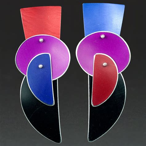 A - Red, Purple, Violet, Black | Aluminum jewelry, Anodized aluminum jewelry, Aluminum earrings