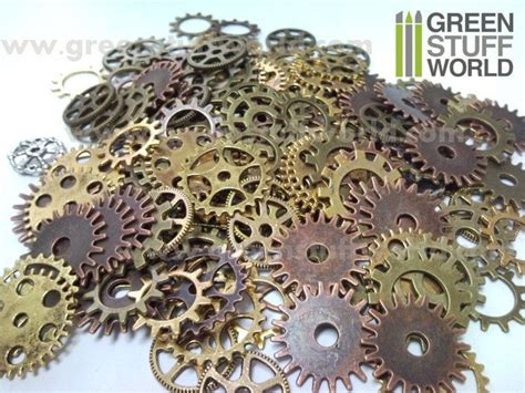 Set 85gr Cogs And Gears Steampunk 40 50 Pieces Sizes Etsy