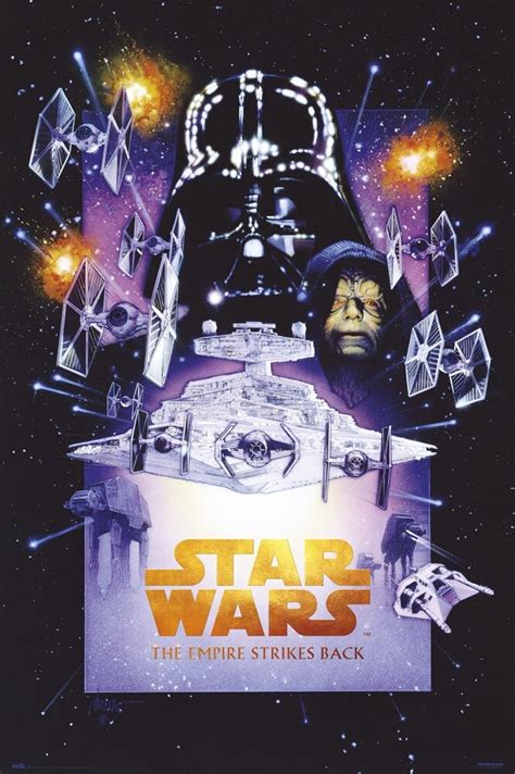 Star Wars Episodio V El Imperio Contraataca Póster Lámina Compra