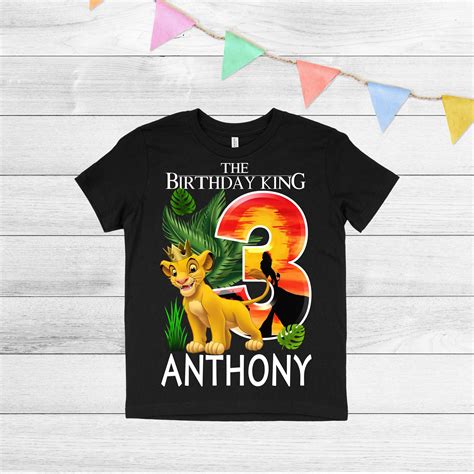 Explore a wide range of the best birthday king on aliexpress to find one that suits you! Lion King Birthday Shirt Boy's Lion King Birthday Shirt ...