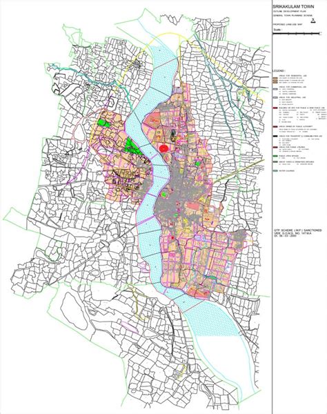Srikakulam Master Development Plan Map Master Plans India