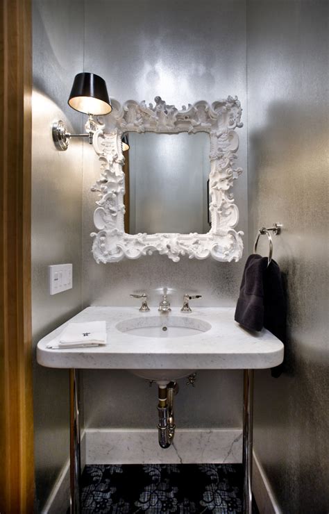 Glamorous Powder Room Contemporary Powder Room San Francisco By