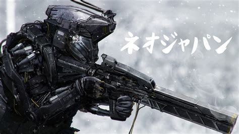 Artwork Robot Cyborg Soldier Futuristic Neo Japan