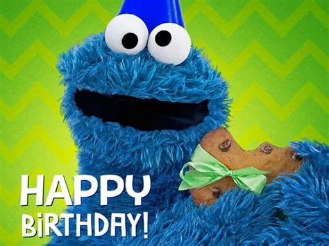 Cookie 🍪 Monster 👾 Happy Birthday Cookie Monster Cookies Happy Birthday