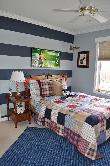 The stylish aspects of striped bedroom wall design ideas will bring the right amount of dimension to your room. Ben. Moore nantucket fog The color of the stripe is Ben ...