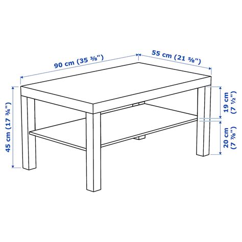 Coffee Table Dimension Guide Dimensions Guide Creates Online Database