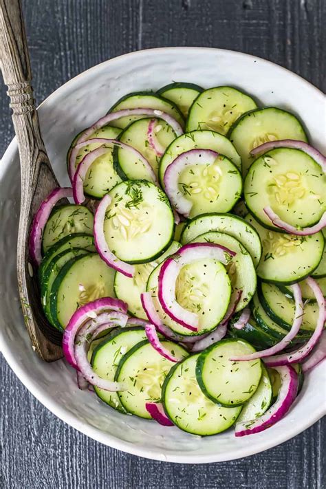 Cucumber Salad Recipe Easy Cucumber Onion Salad Video