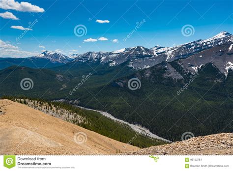 Rocky Mountain Summer Hiking Views Stock Photo Image Of Ridge