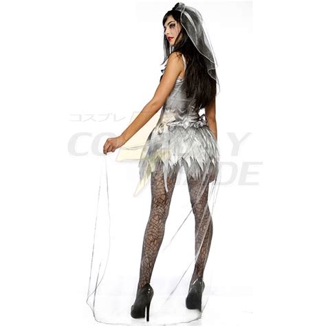 womens sexy zombie bride costume cosplay halloween