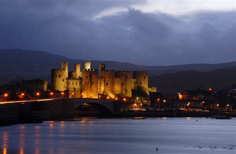 Conwy Castle At Nightis That A Shark I See Conwy