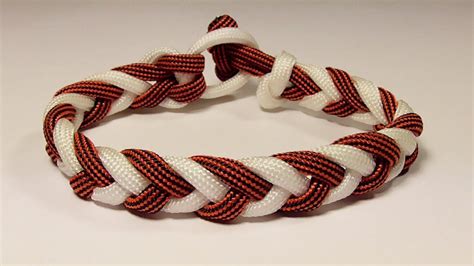 Are you wondering how to braid and weave paracord? "How You Can Make A Two Color Four Strand Herringbone Braid Paracord Bracelet. This is anothe ...