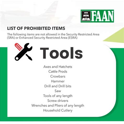 Malaysia airlines is the national carrier of malaysia, offering the best way to fly to, from, and around malaysia. FAAN Lists Of Prohibited Items Which Aren Not Allowed For ...