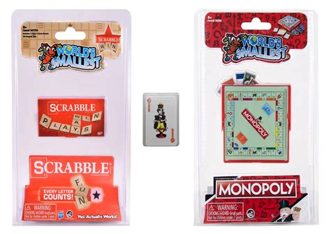 Worlds Smallest Scrabble Worlds Smallest Boggle Miniature Playing