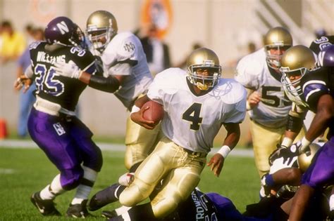 Throwback Thursday Notre Dame Fighting Irish Vs Northwestern Wildcats