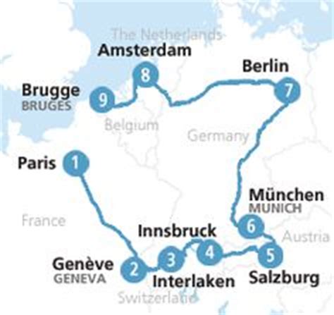 Eurail Europe Train Map