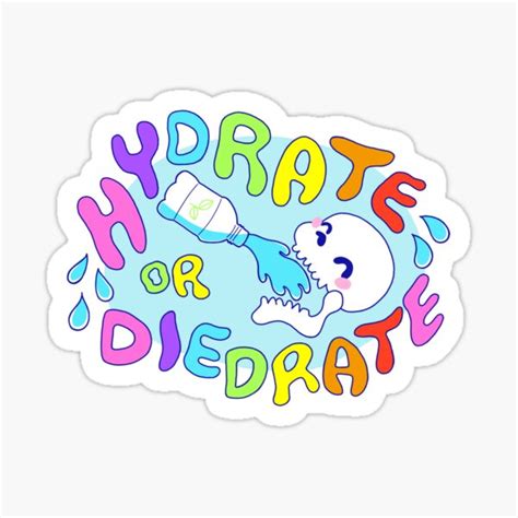 Hydrate Or Diedrate Sticker For Sale By Tinyratmagic Redbubble