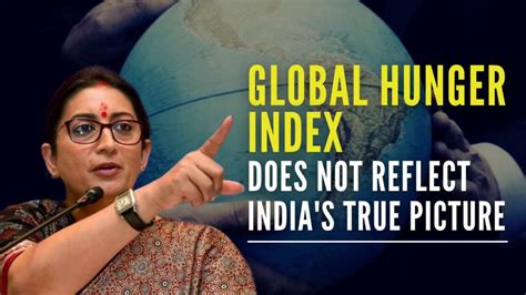 India Says Global Hunger Index Does Not Reflect Indias True Picture