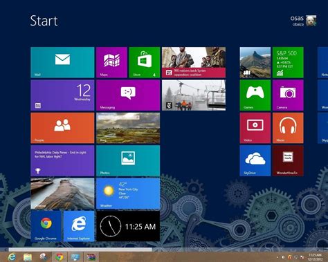 Windows 8 Desktop Mode Start Menu