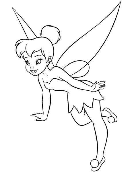 Tinkerbell Coloring Pages Fairy Coloring Pages Cartoon Coloring Pages