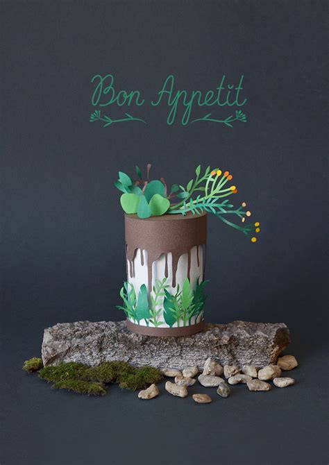 Paper Art Of Tiny Rainbow Colored Blooms Forms Spectacular Illustrations