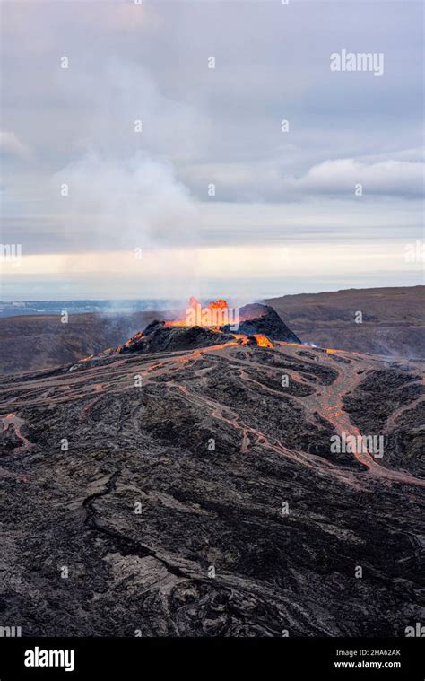 Fagradalsfjallvolcanic Eruption On The Reykjanes Peninsulaiceland