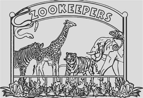 They will attract your kids and make them stay in one place, happily entertained for hours. 25 Beautiful Stock Of Zoo Keeper Coloring Page - Coloring ...