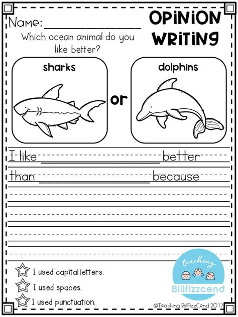 1st grade writing worksheets free printables elleandrblogcom