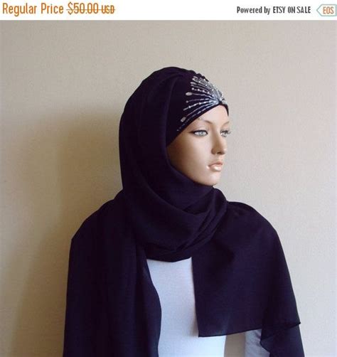 stylish black turban hijab ready to wear hijab chapel etsy turban hijab hijab turban