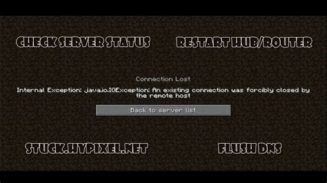 Minecraft Internal Exception Java Io Ioexception Telegraph
