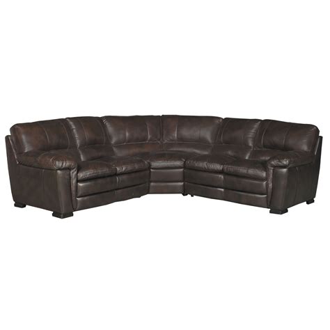 Sectional sofas are made up of two or more seating parts combined. Contemporary 3 Piece Brown Leather Sectional Sofa - Tanner ...