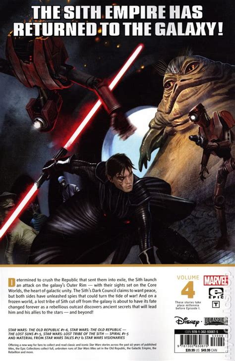 Comic Books In Marvel Epic Collection Star Wars Legends