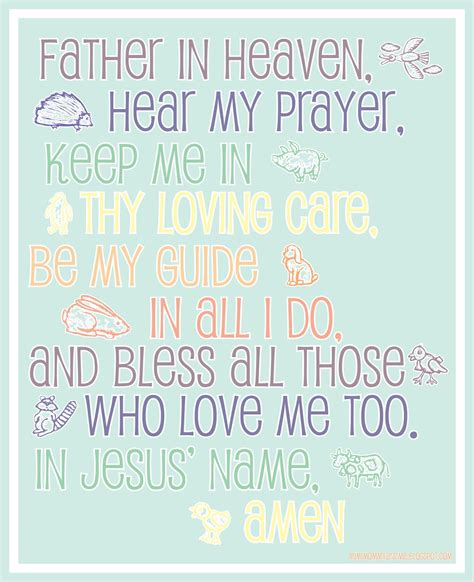 A Childs Prayer Free Printable Mimi Mommy And Me A Childs