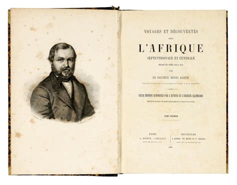 Sold Price Barth Heinrich Voyages Et D Couvertes Dans L Afrique