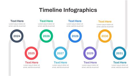 Free Timeline Infographics Deck Slidebazaar