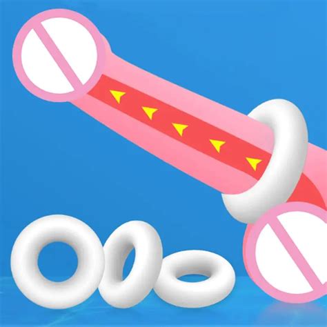 3pcs Silicone Cock Rings Delay Ejaculation Soft Penis Ring Flexible Glue Cockring Penisring Sex