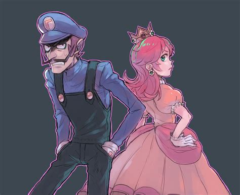 Waluigi Daisy Super Mario Art Mario Art Mario Fan Art