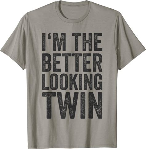 Funny Twins Shirt Birthday T Sibling Twin T Shirt Uk